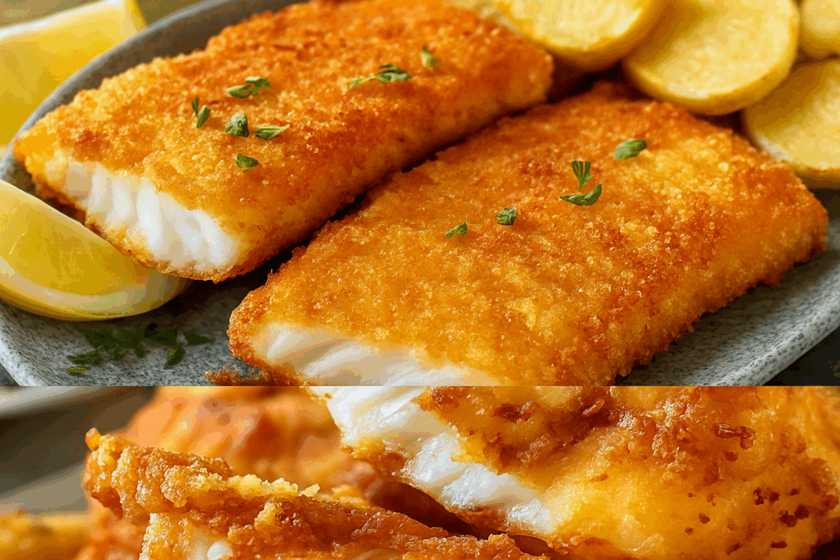 Filé de Peixe Empanado Crocância e Sabor em Uma Receita Irresistível