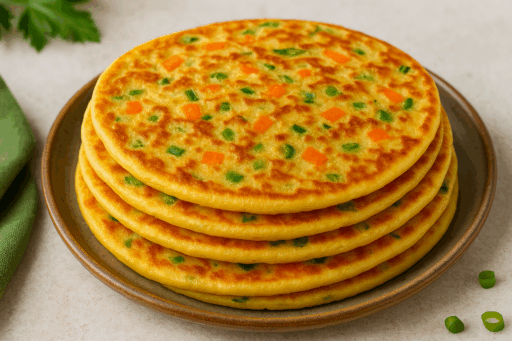 Panqueca de Legumes Saudável e Saborosa - cor, leveza e muito carinho na mesa