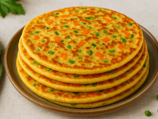 Panqueca de Legumes Saudável e Saborosa - cor, leveza e muito carinho na mesa