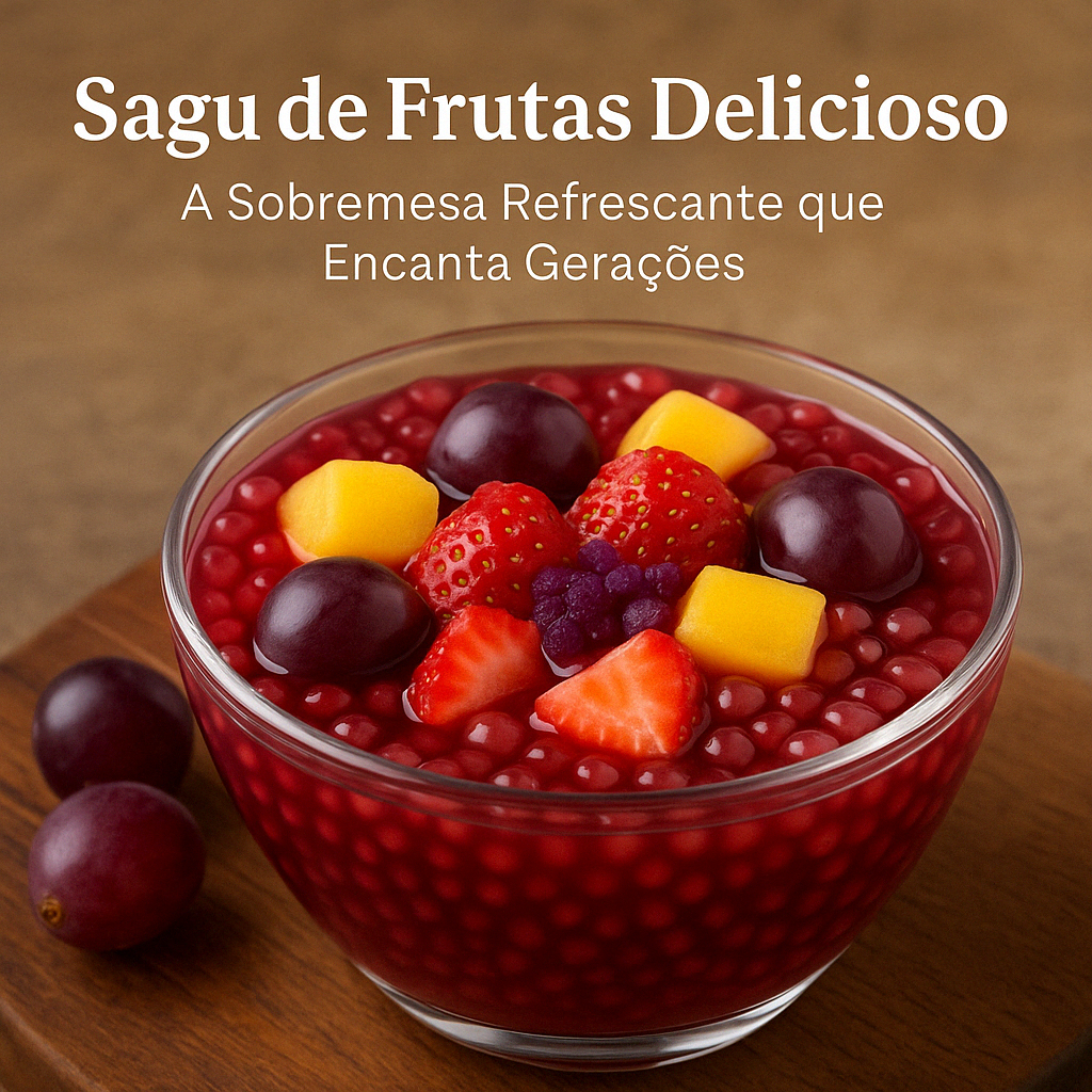 Sagu de Frutas Delicioso A Sobremesa Refrescante que Encanta Gerações