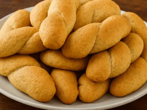 Biscoitinho de trigo de padaria para fazer na sua casa e comer no café da manhã ou lanche