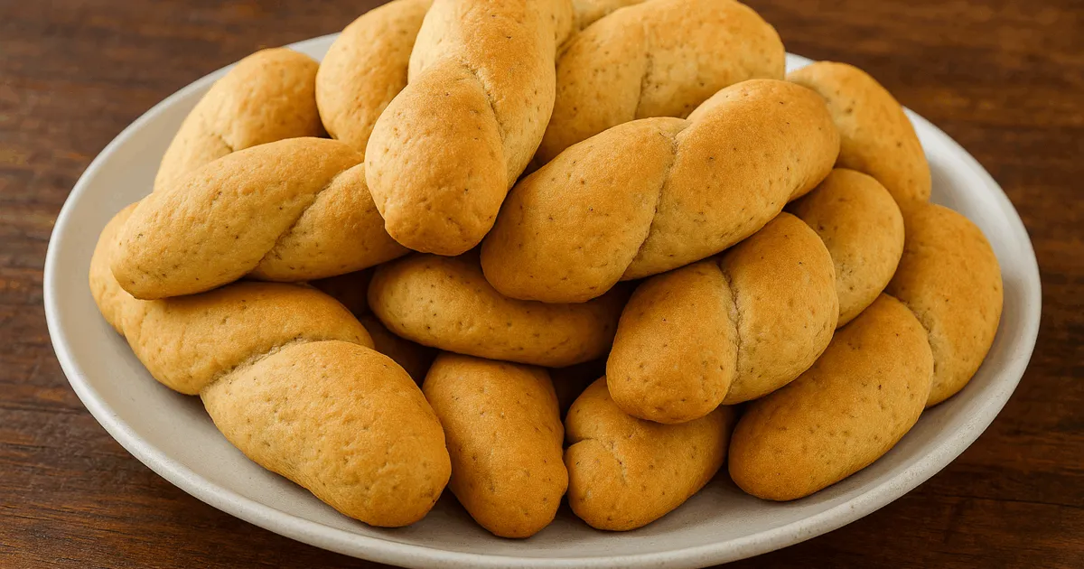 Biscoitinho de trigo de padaria para fazer na sua casa e comer no café da manhã ou lanche