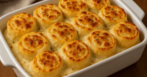 Rondelli com Massa de pastel simples - Excelente opção de receita pra você servir em sua refeição